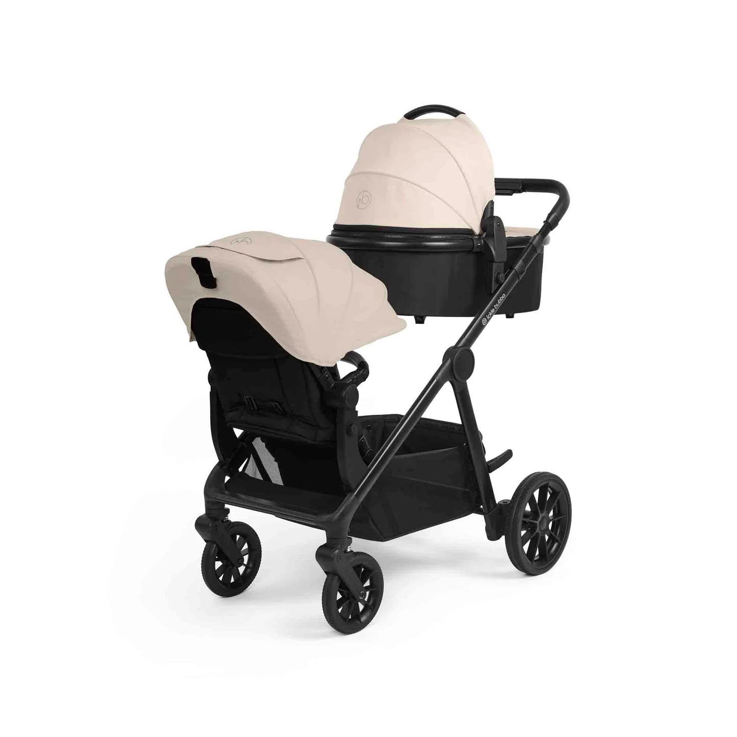 Ickle Bubba Virgo Twin 12 Piece Pram Stone