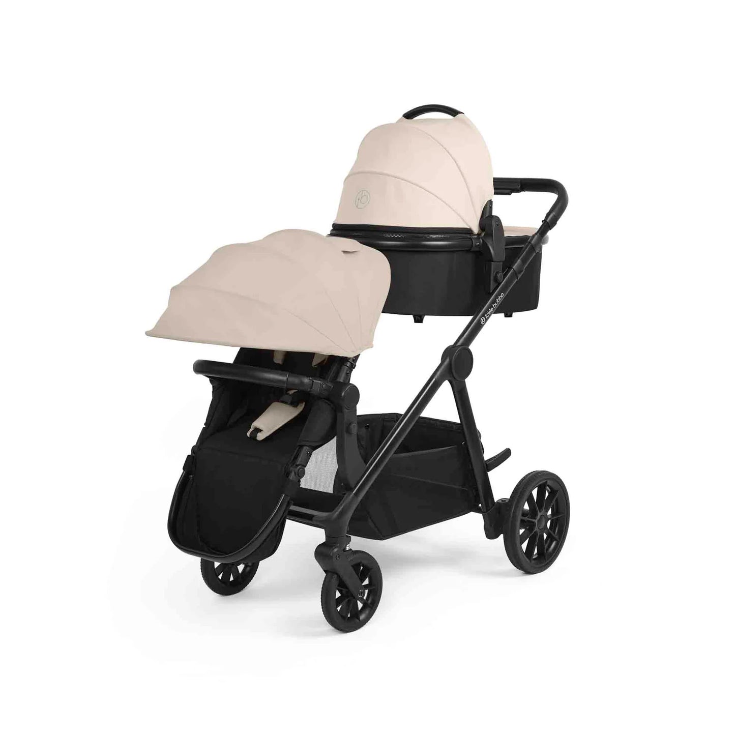 Ickle Bubba Virgo Twin 12 Piece Pram Stone