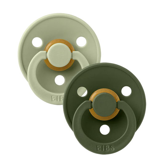 BIBS Colour 2 Pack Baby Sage/Hunter Green