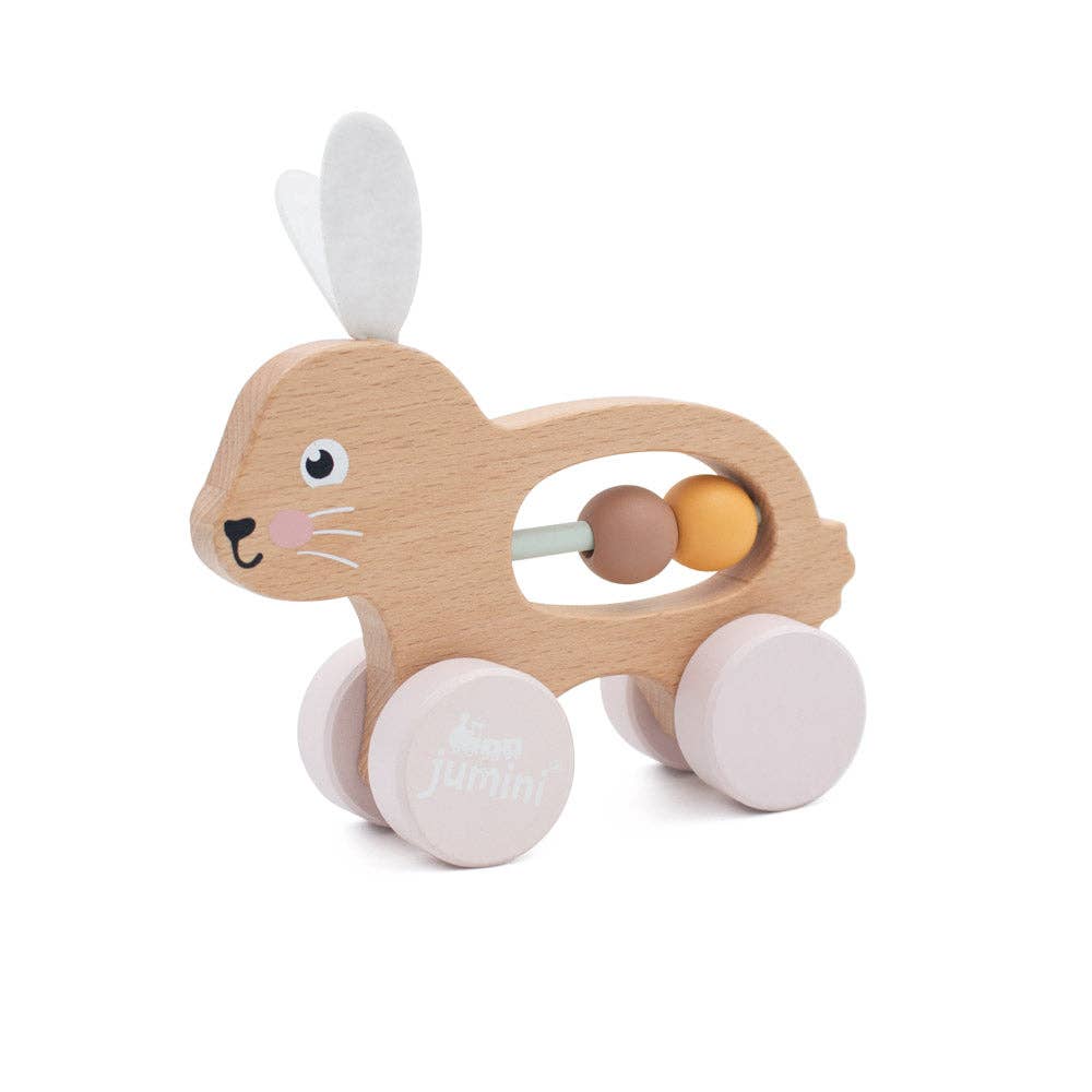 Jumini Bunny Baby Gift Set - Wooden First Toy Set