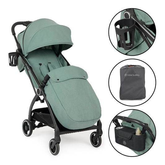 Ickle Bubba Aries Prime Autofold Stroller - Sage