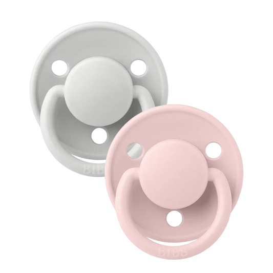 BIBS De Lux 2 PACK Haze/Blossom
