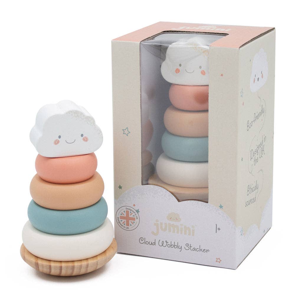 Jumini Cloud Wobbly Stacking Tower