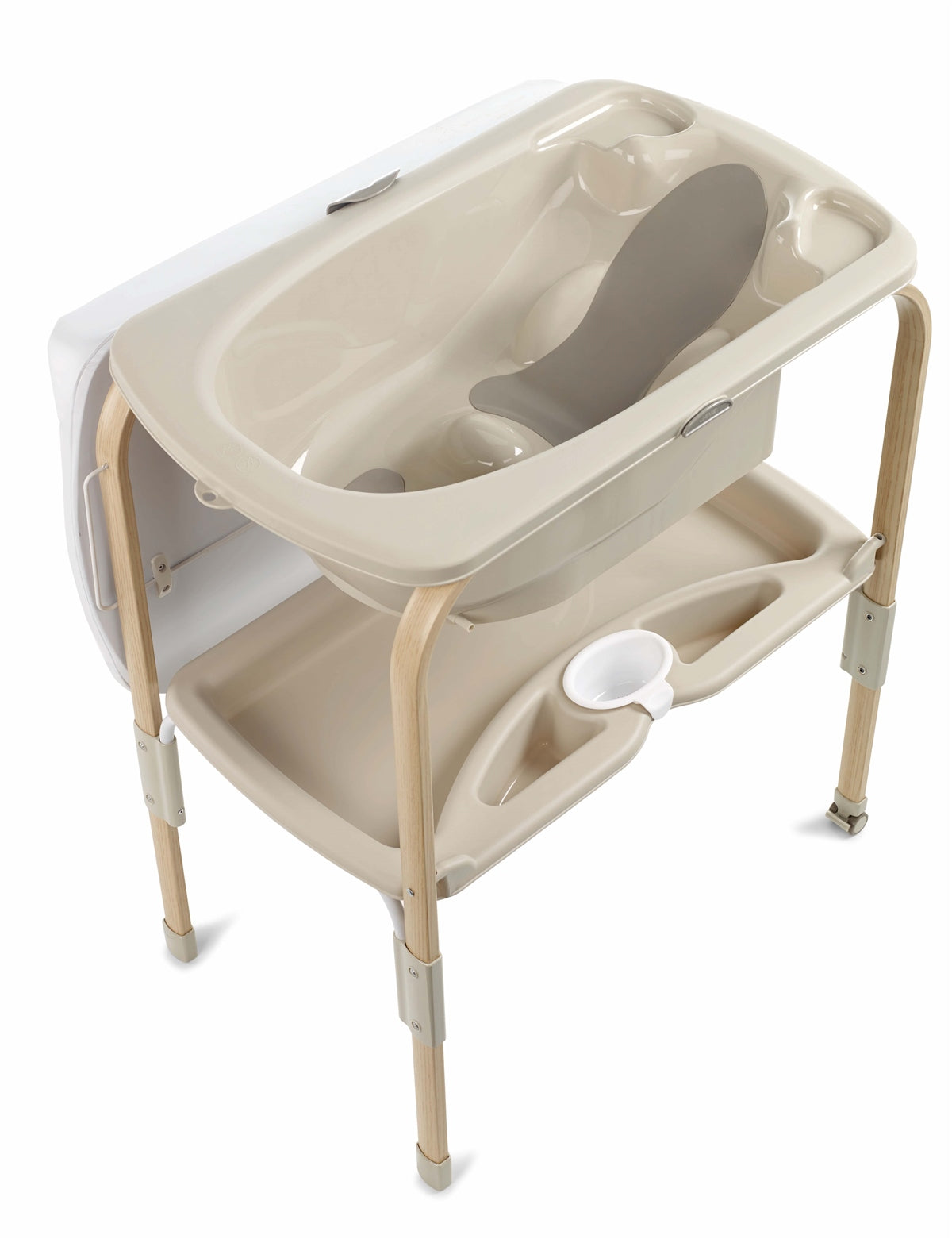 Jane Flip Baby Bath Changing Unit, Nature Edition (Wood Effect)