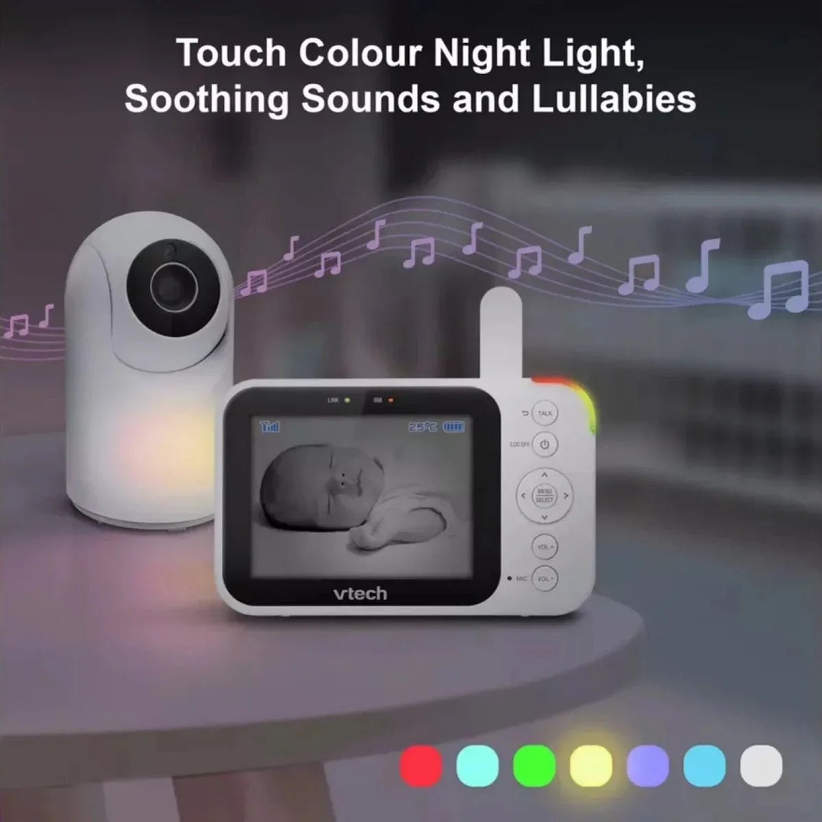 VTech VM4263 3.5" Pan & Tilt Video Monitor