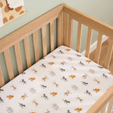 Clair-de-lune 2 Pack Fitted Jungle Dream Cot Bed Sheets - 140 x 70 cm