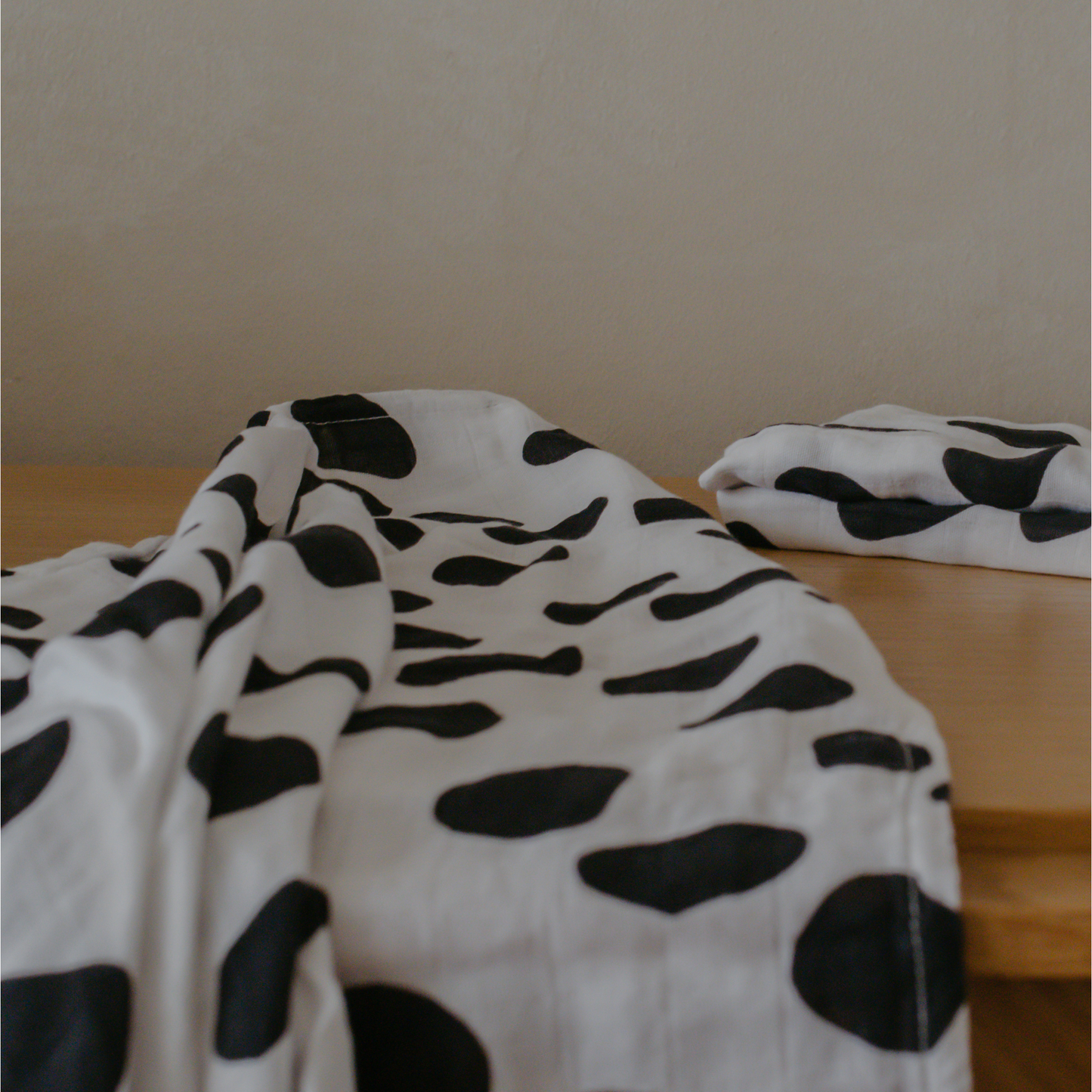 Spot Print Baby Muslin Swaddle - (120x120cm)