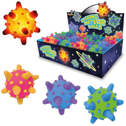 Playwrite Light Up Bouncy Meteor Balls 6cm