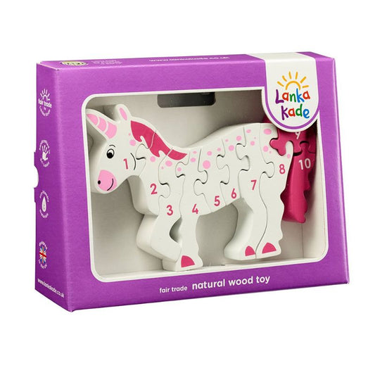 Lanka Kade Unicorn 1-10 Wooden Jigsaw