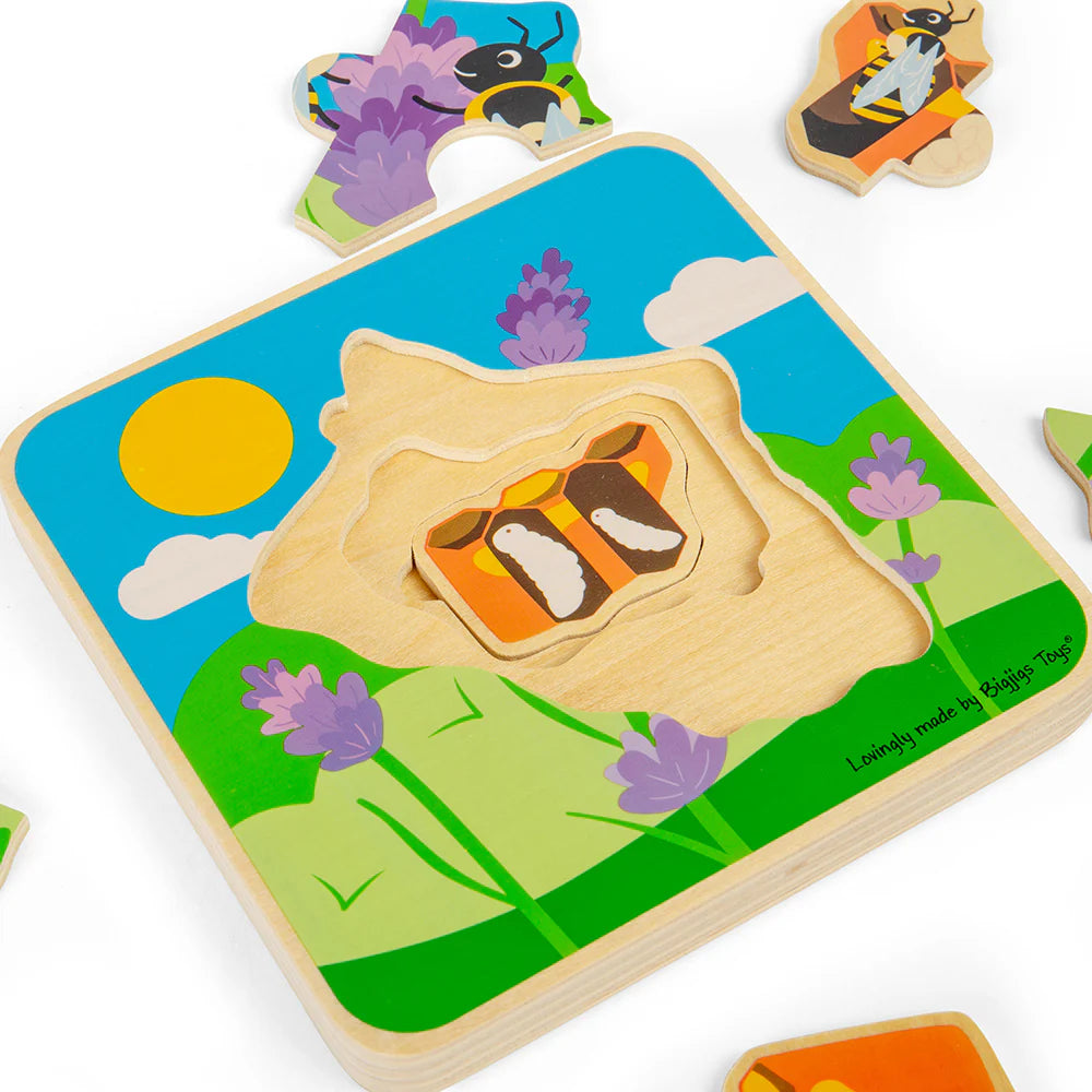 Bigjigs Honeybee Lifecycle Puzzle