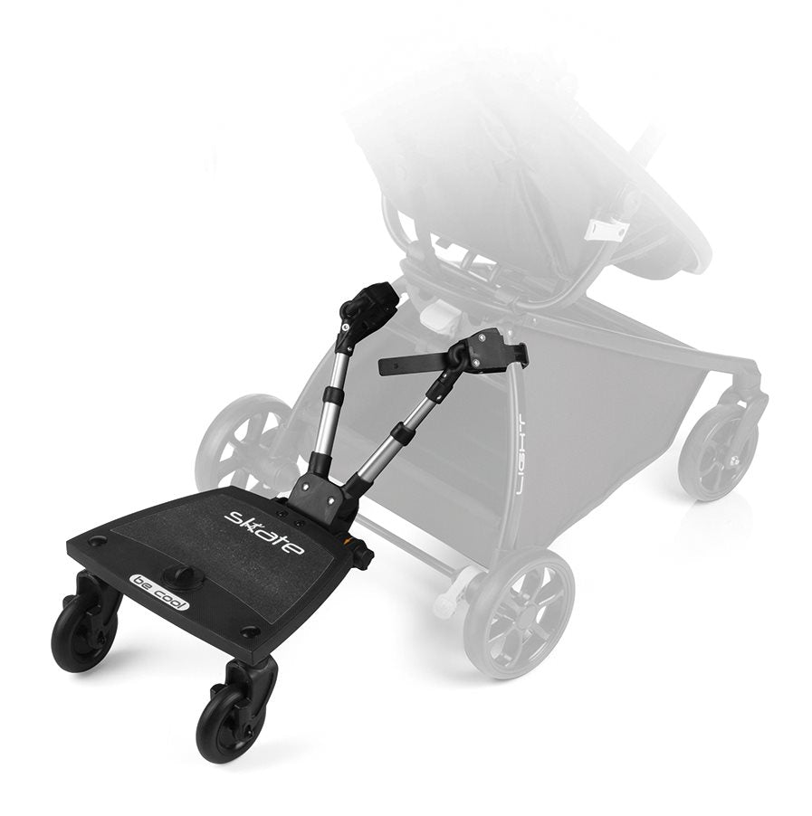 Be Cool Skate Universal Buggy Platform + Seat Unit – Seated or Standing Ride-On Board for Second Child