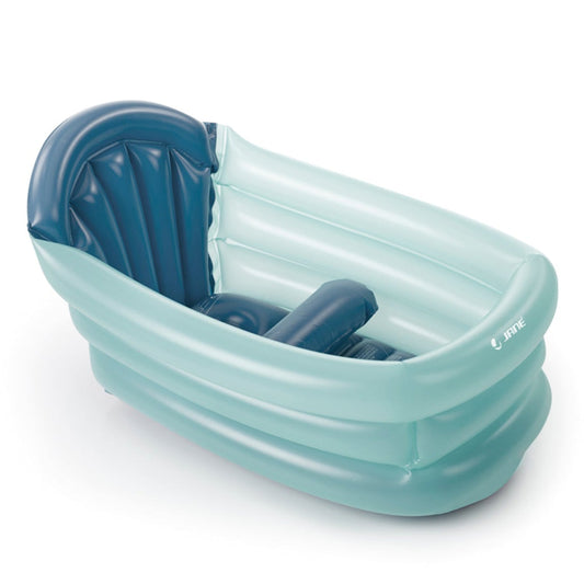 Jane Deluxe Inflatable Baby Bath with 3 Positions 30L - Aquarel Blue
