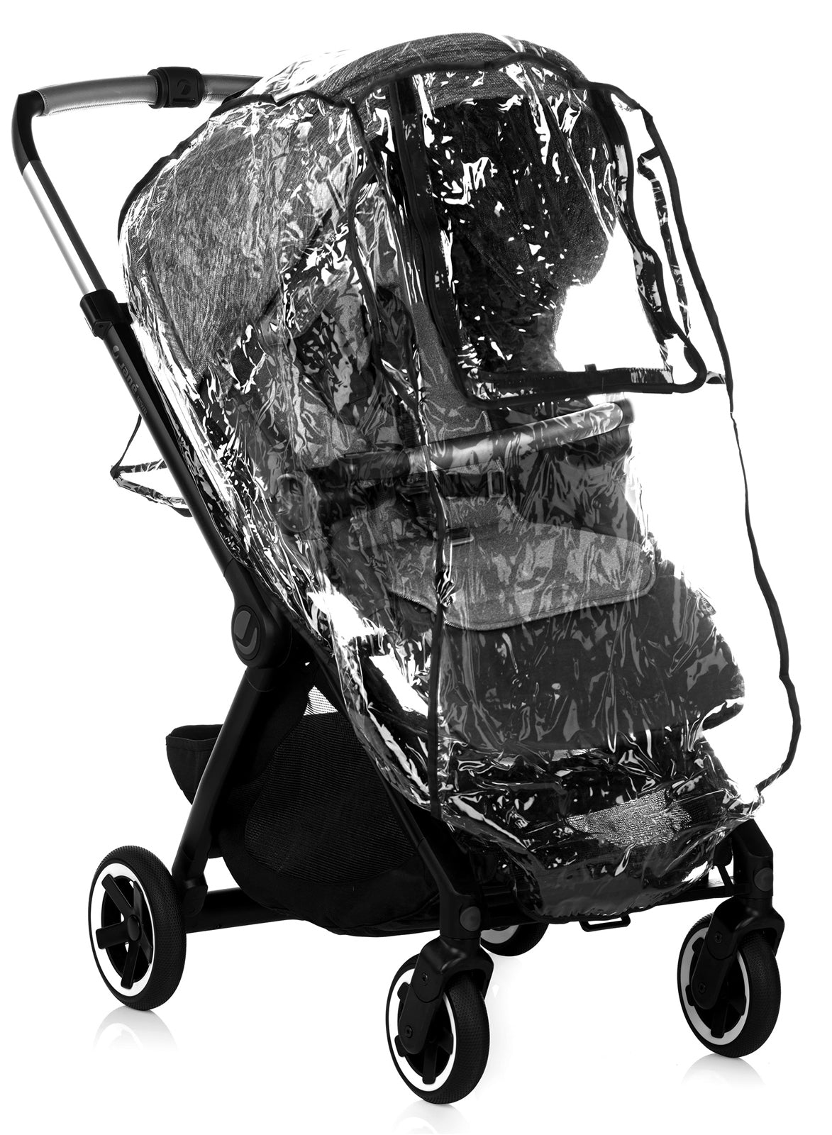 Jané Newel 10-Piece Complete Travel System Bundle  - Cold Black