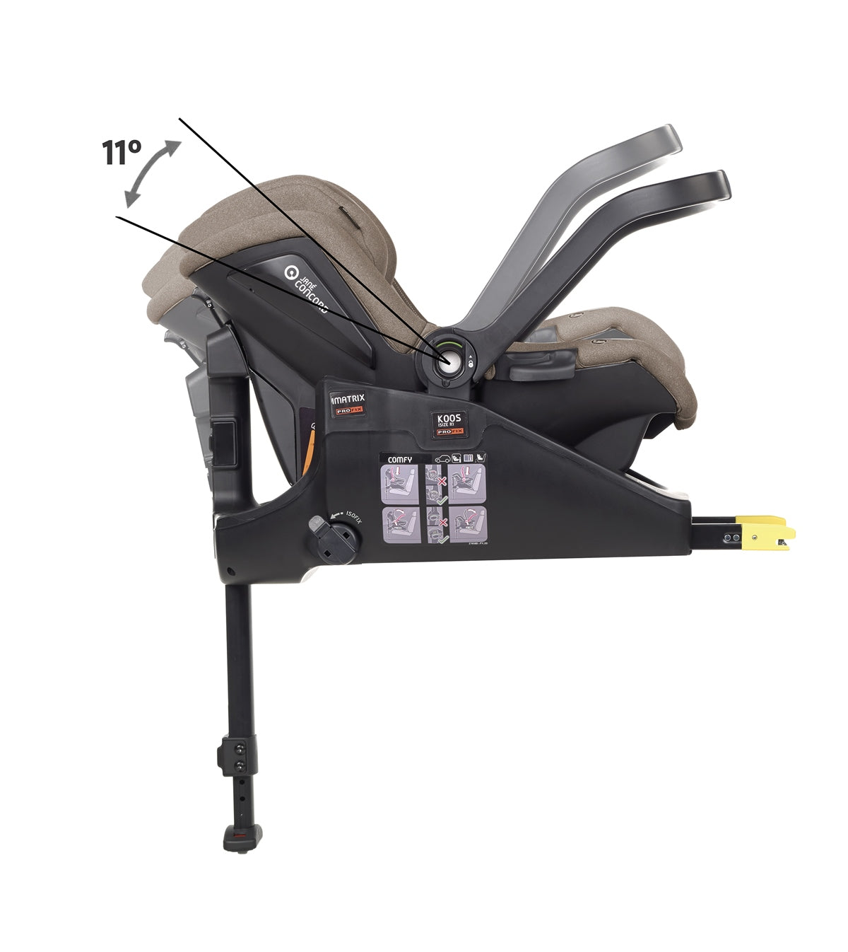 Jané Newel 10-Piece Complete Travel System Bundle  - Cold Black