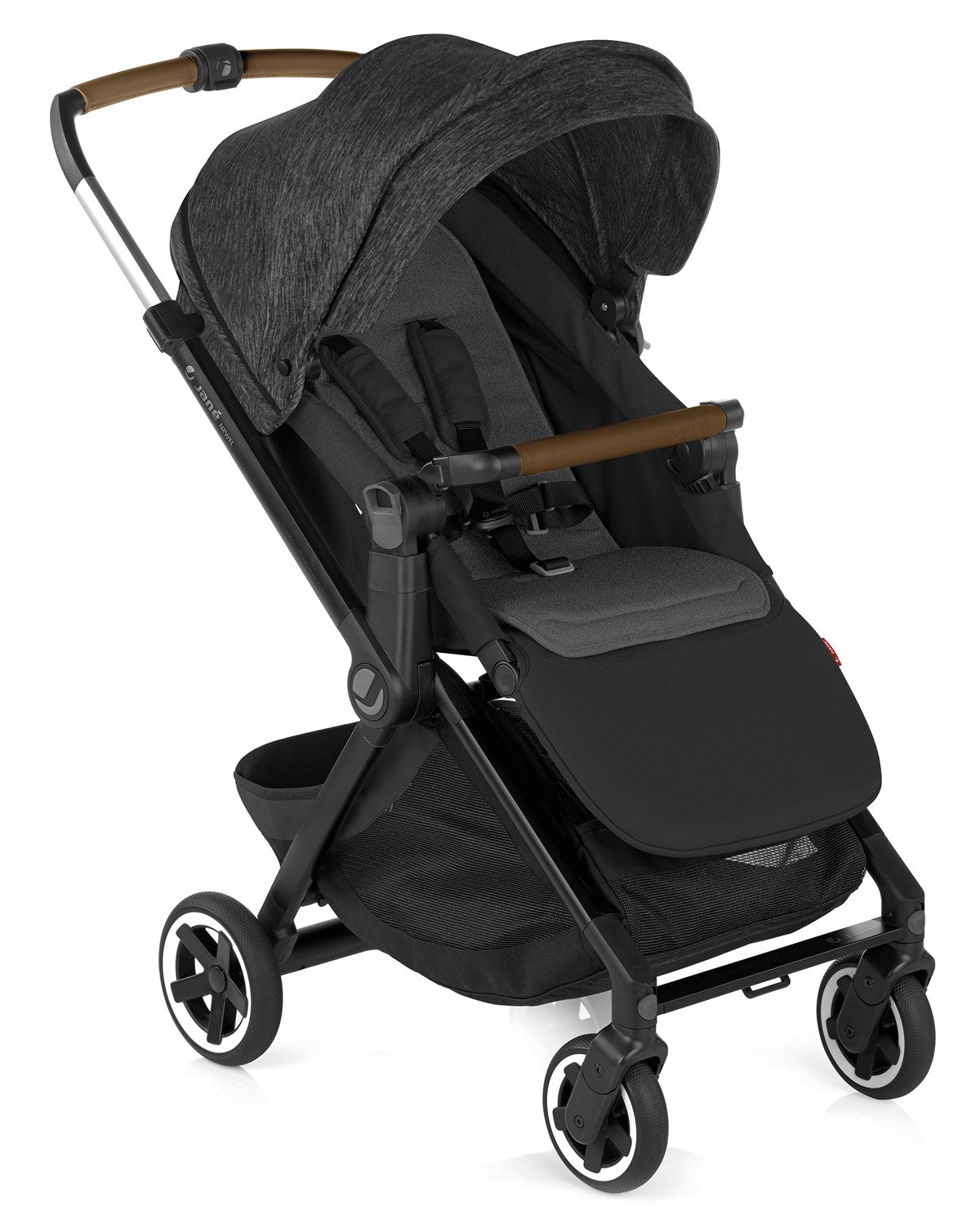 Jané Newel 10-Piece Complete Travel System Bundle  - Cold Black