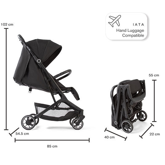 Red Kite Push Me Explor Stroller Black