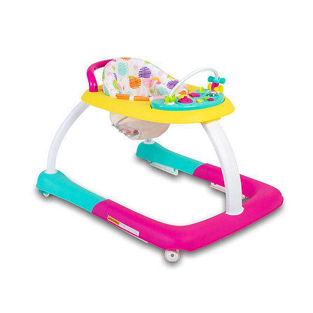 Red Kite Baby Go Round Kiddo Walker and Push Along Combined - Pink