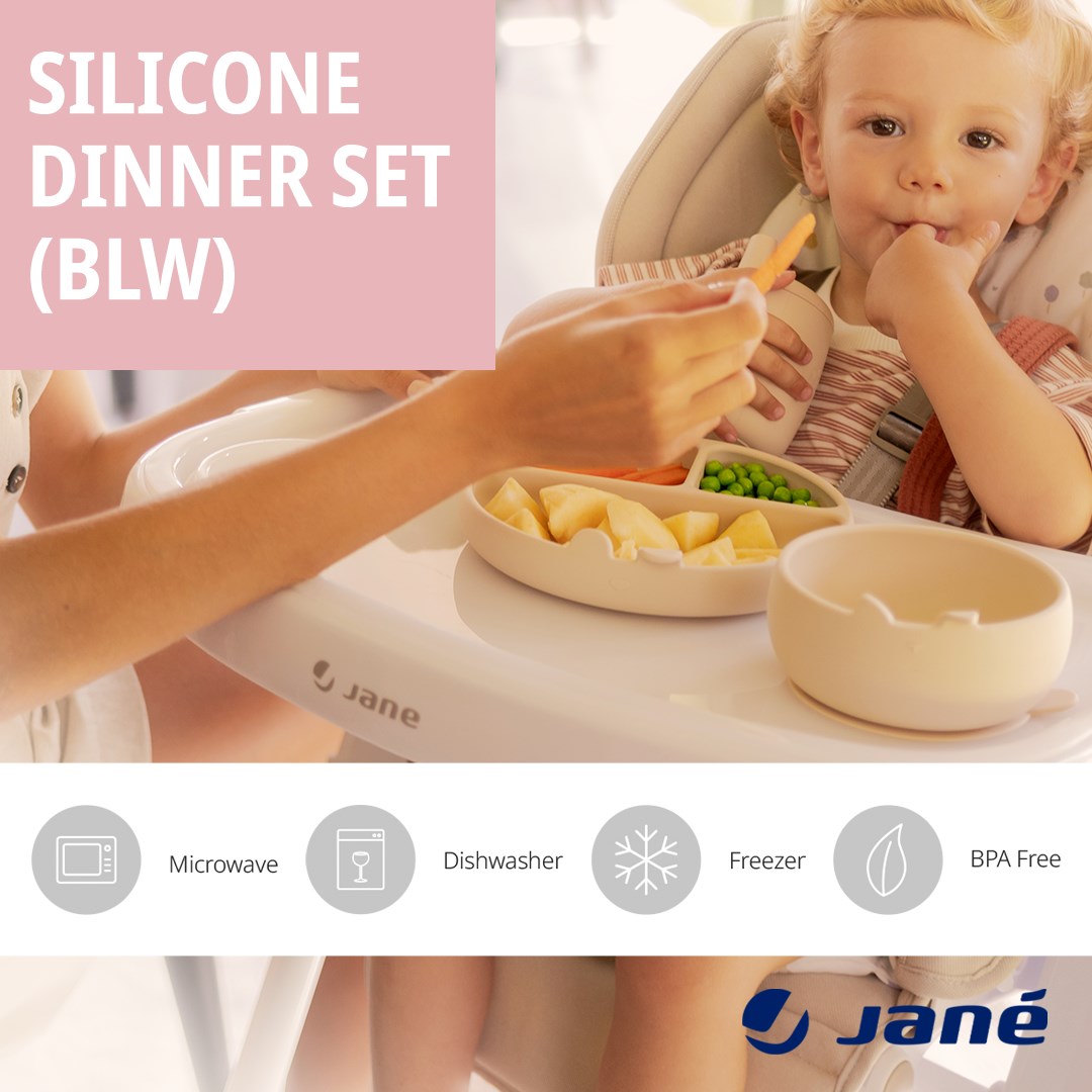 Silicone Bowl and Spoon Set - Perfect for Baby's First Meals