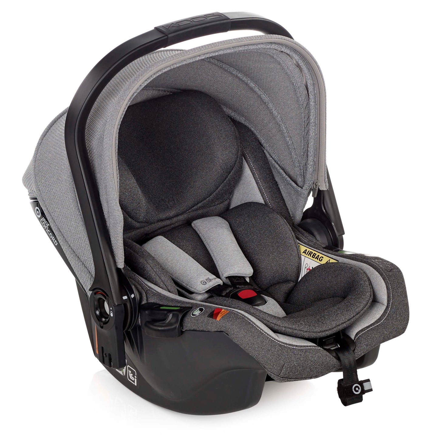 Jané Trider Travel System Bundle with Transporter Plus & Koos R1 i-Size Car Seat, Sand