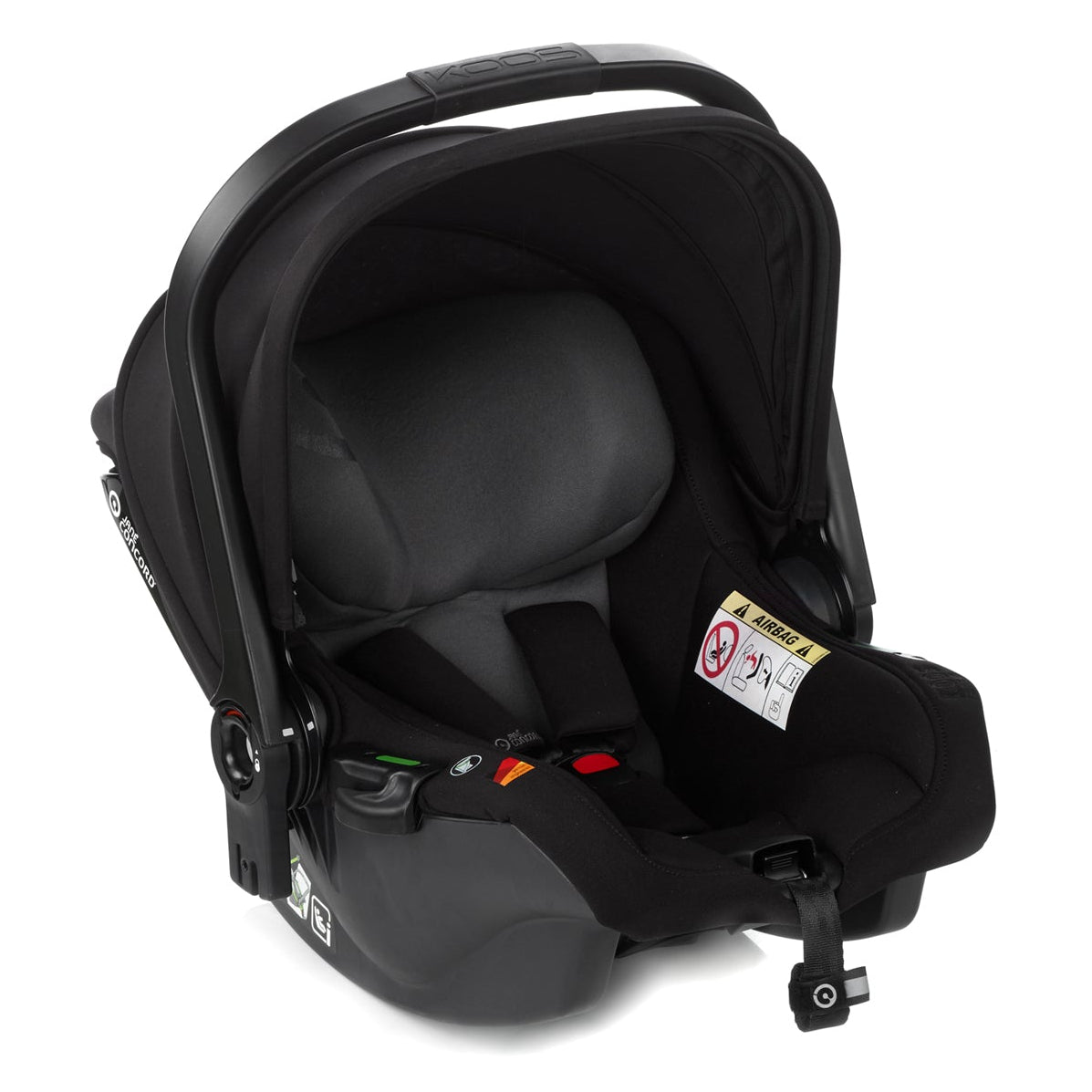 Jané Trider Travel System Bundle with Transporter Plus & Koos R1 i-Size Car Seat, Black