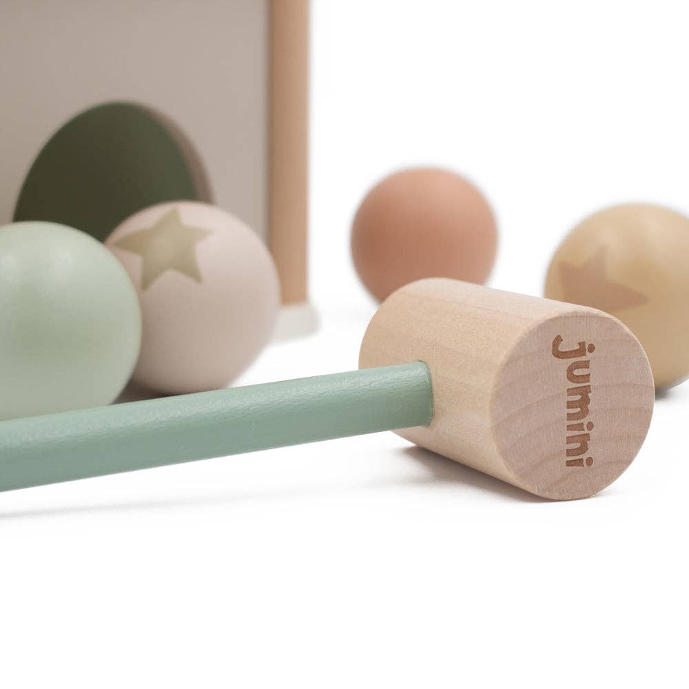 Jumini Wooden Pounding Box - Montessori Hammering Toy
