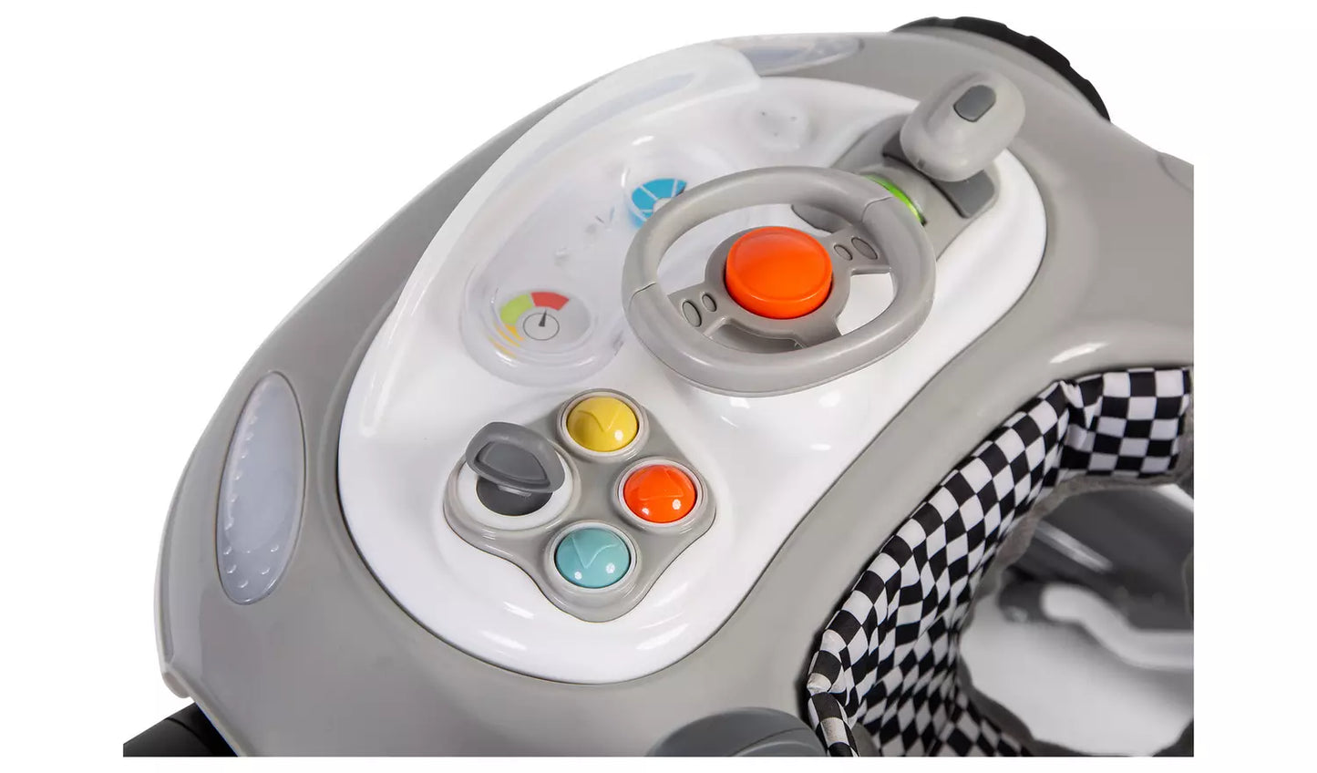 Red Kite Baby Go Round Race Baby Walker-Grey