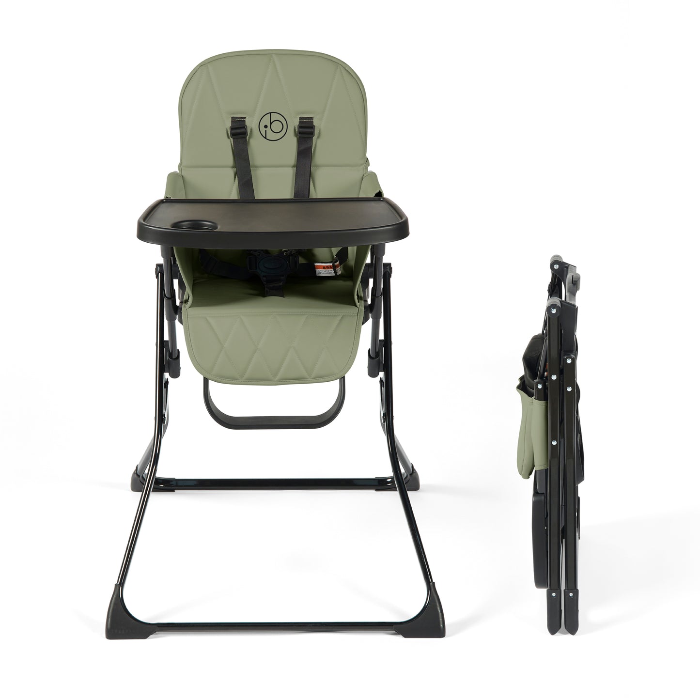 Ickle Bubba Flip Magic Fold Highchair Sage Green