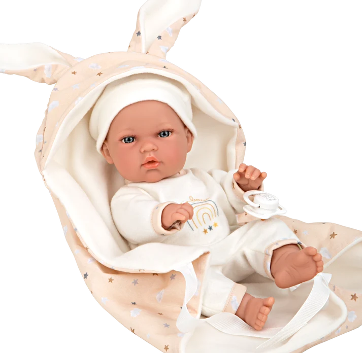 Roma Doll Arias 30cm Elegance Beige Bunny Blanket and Dummy