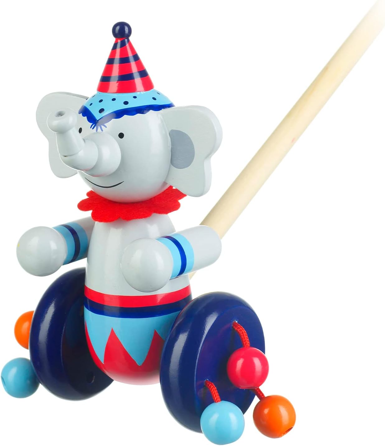 Orange Tree Toys Elephant Push Along