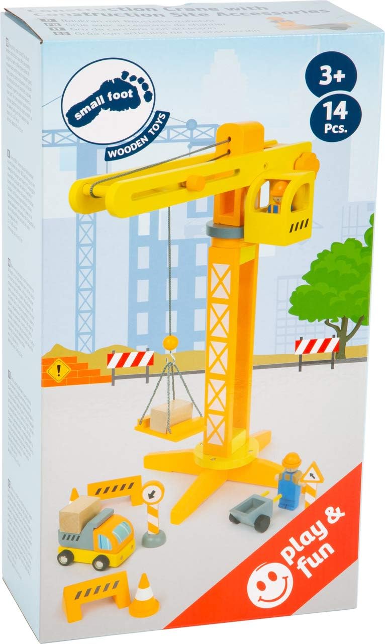 Small Foot Construction Crane with Construction Site Accessories