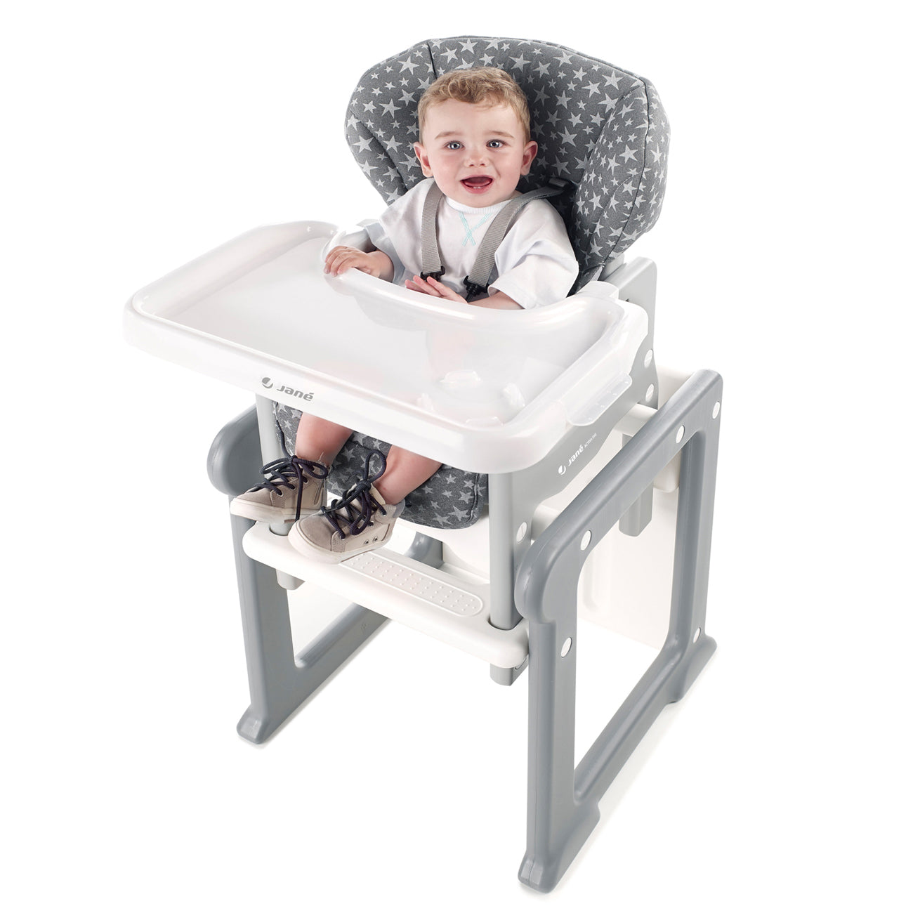 Jane Activa Evo 2in1 Highchair / Junior Table & Chair, 0-3 years, Iris