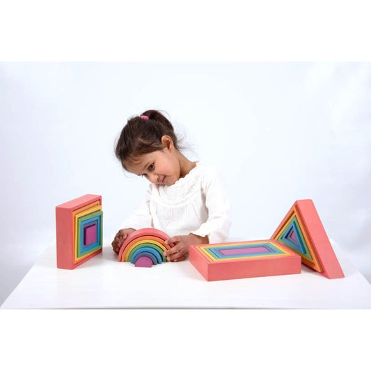 TickiT Rainbow Architect 28pc Set
