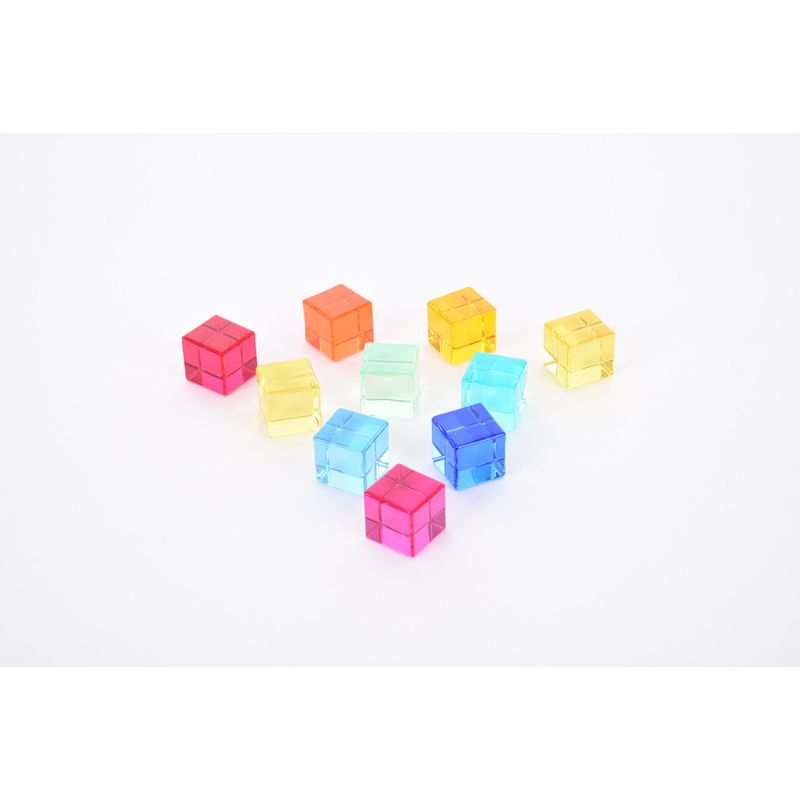 TickiT Transparent Gem Cubes 10pk