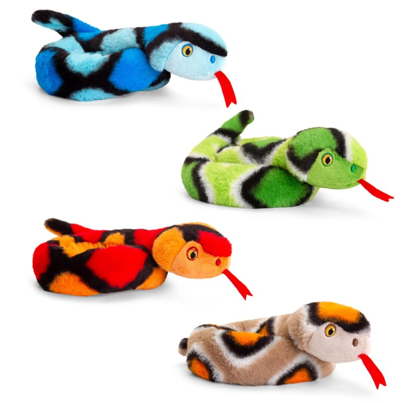 Keeleco 65cm Coiled Snakes 4 Asstd