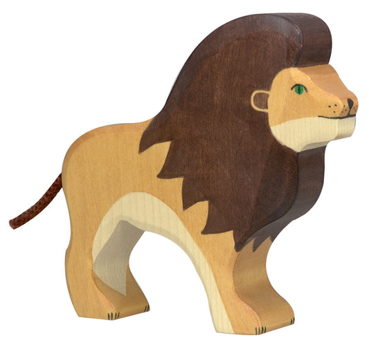 Holztiger Lion