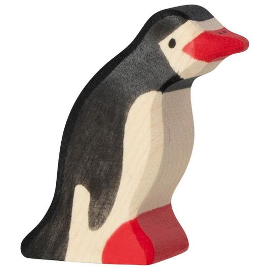 Holztiger Penguin, small, head forward 80213