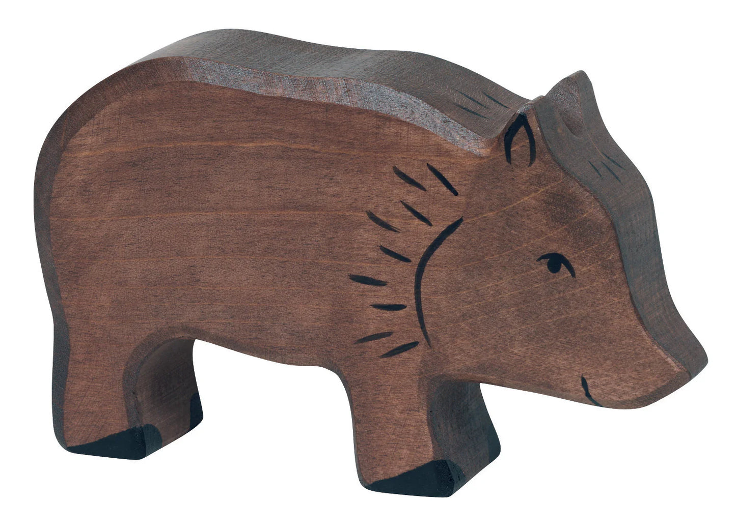 Holztiger Feeding Wild Boar
