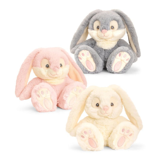 Keeleco Patchfoot Rabbits 3 Asstd 22cm