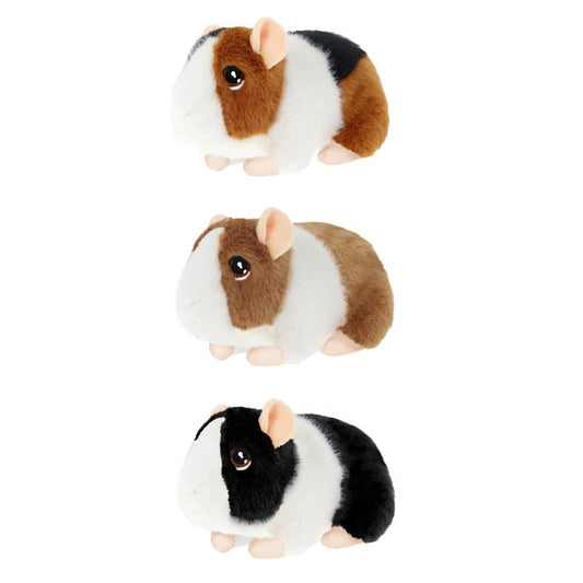 Keeleco Guinea Pigs with Sound 15cm 3 Asstd