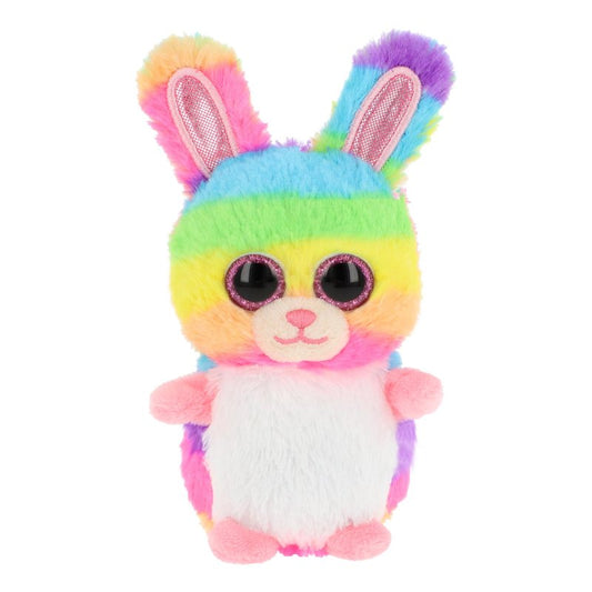 Keel Toys 10cm Mini Motsu Skyla the Rainbow Rabbit Plushie