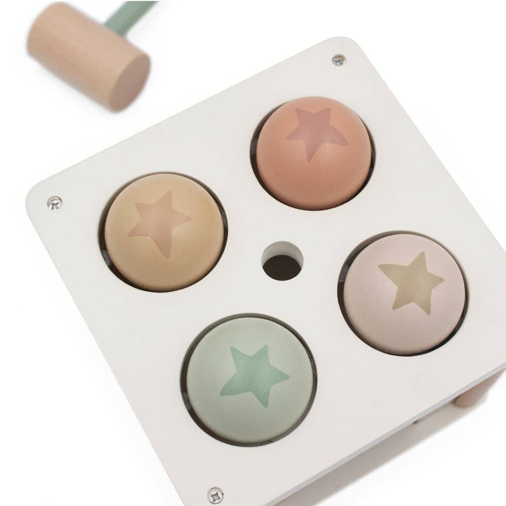 Jumini Wooden Pounding Box - Montessori Hammering Toy
