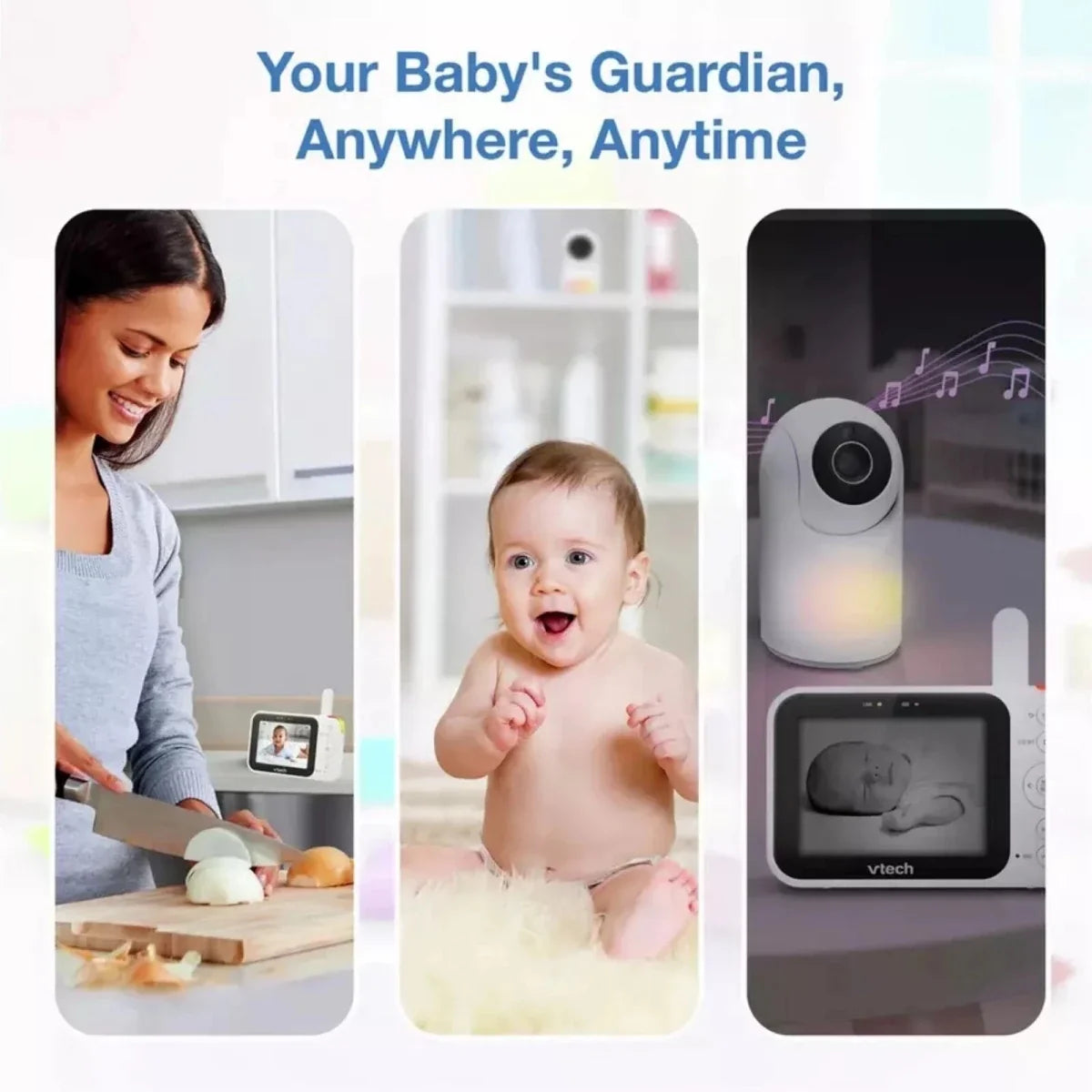 VTech VM4263 3.5" Pan & Tilt Video Monitor