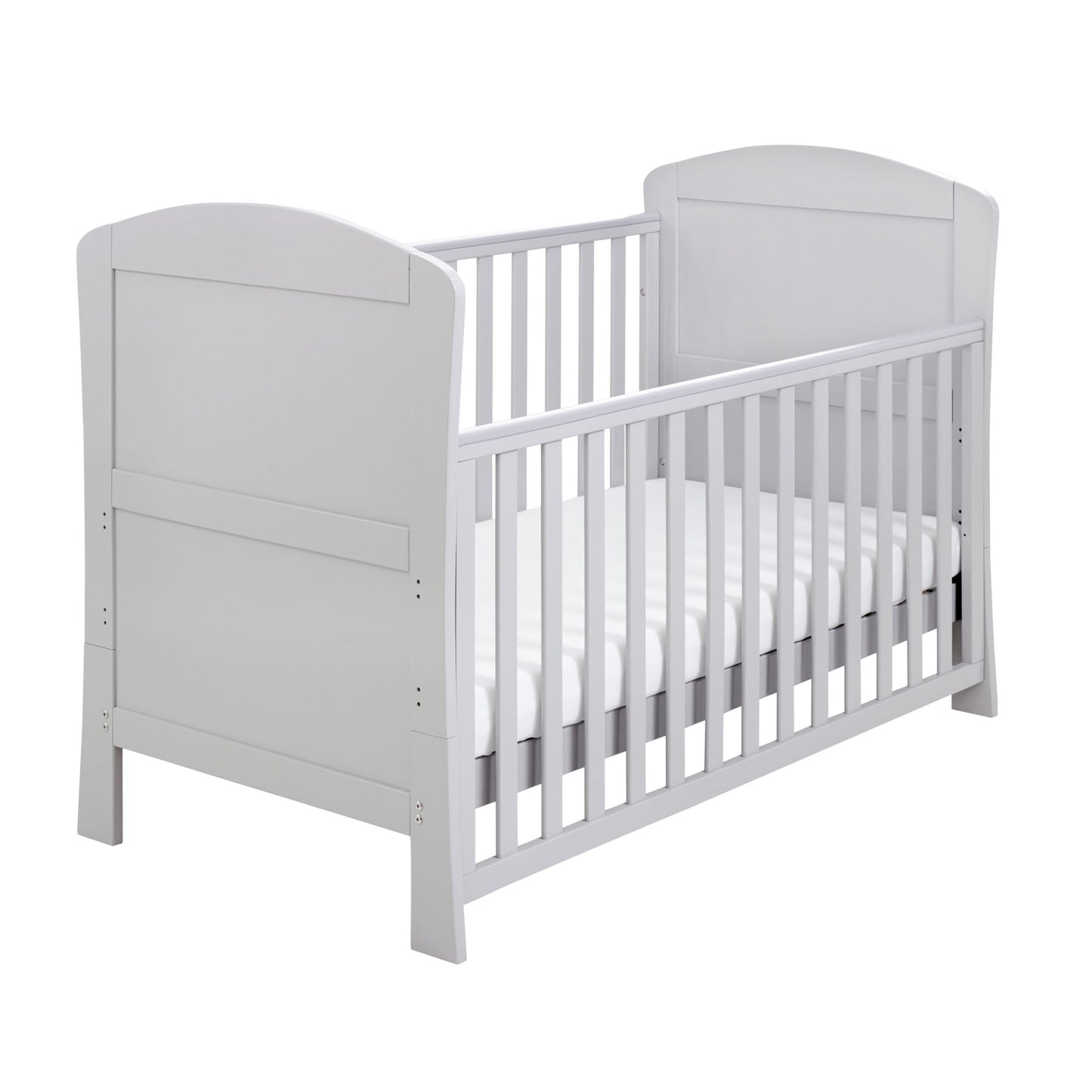 Babymore Aston Drop Side Cot Bed – Grey