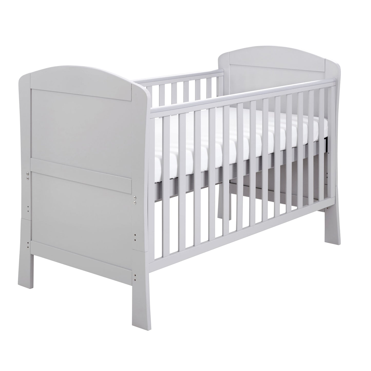 Babymore Aston Drop Side Cot Bed – Grey