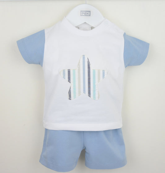 Pex Star T-Shirt and Shorts Suit