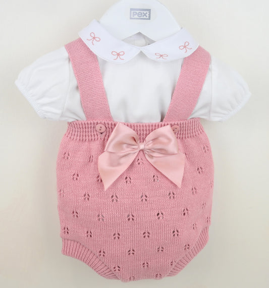 Pex Suki Romper Outfit Dusky Pink