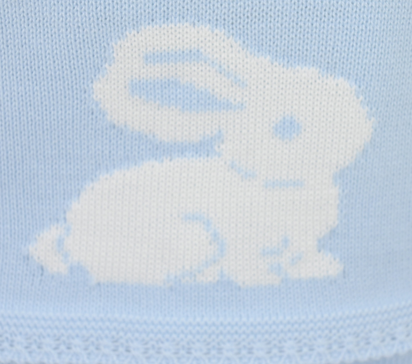 Pex Kit Bunny 2 Piece Knitted set Blue