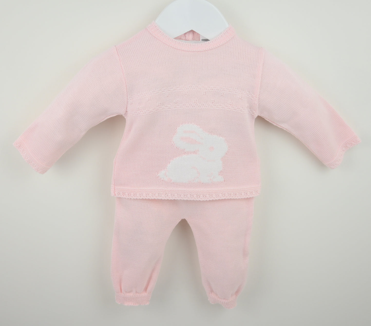 Pex Kit Bunny 2 Piece Knitted set Pink