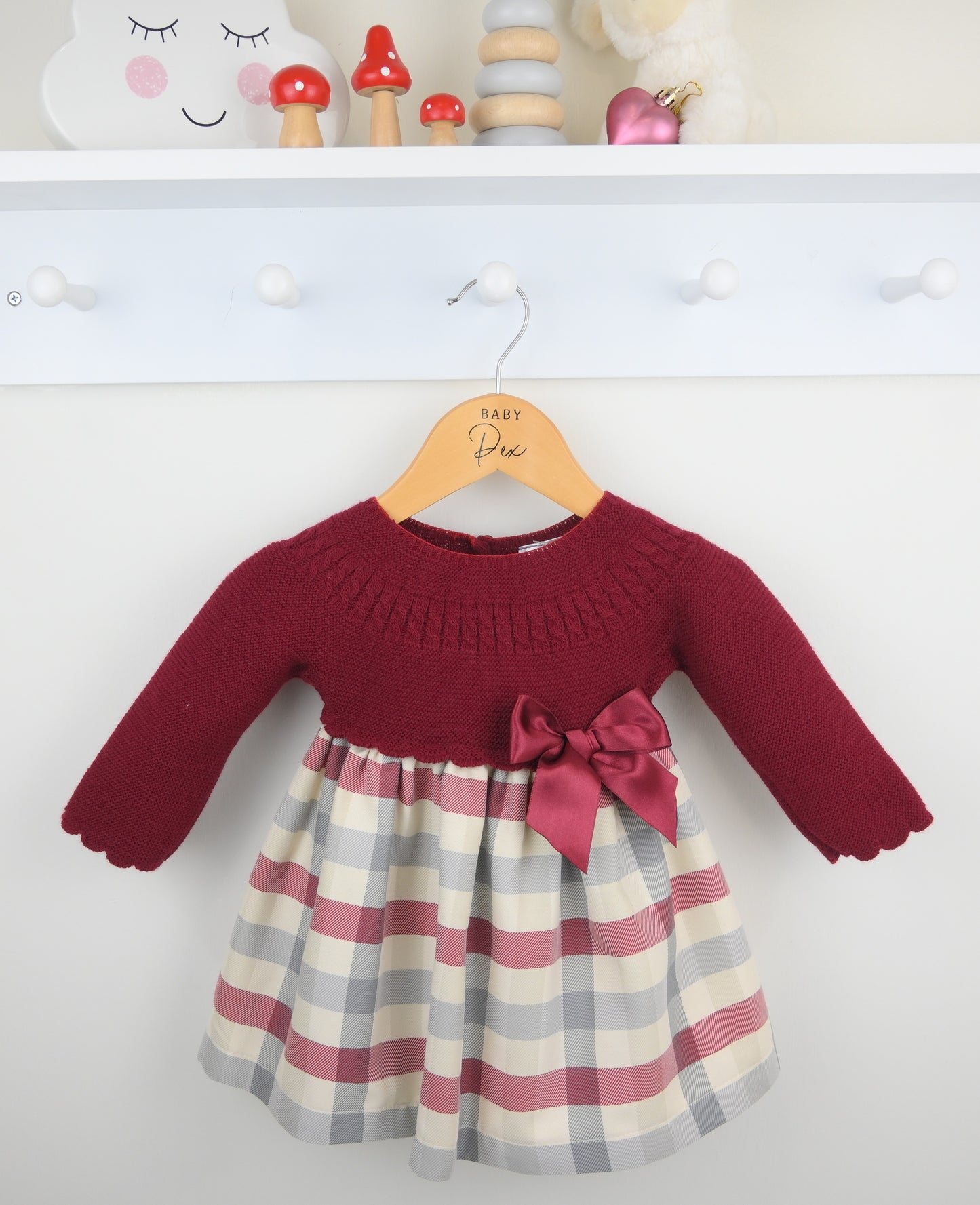 Pex Liza Dress Deep Red
