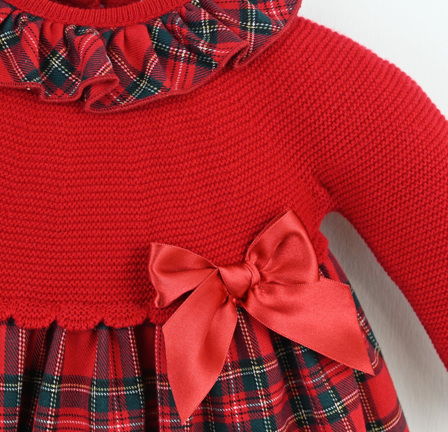 Pex Izzie Red Tartan  Dress